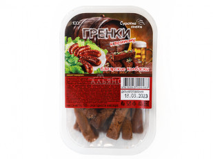 Гренки: Сурские гренки Баварские колбаски (100 гр)
