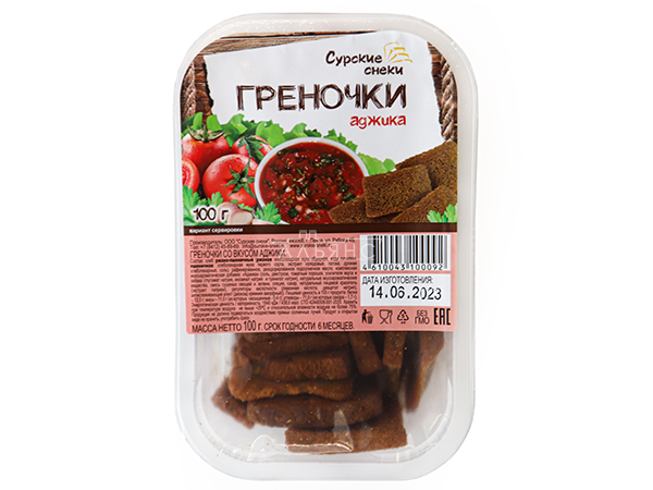 Сурские гренки с Аджикой (100 гр) в Якутске