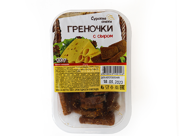 Сурские гренки со вкусом Сыра (100 гр) в Якутске