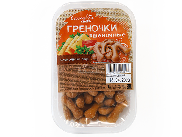 Сурские (ПШЕНИЧНЫЕ) Сливочный сыр (100 гр) в Якутске