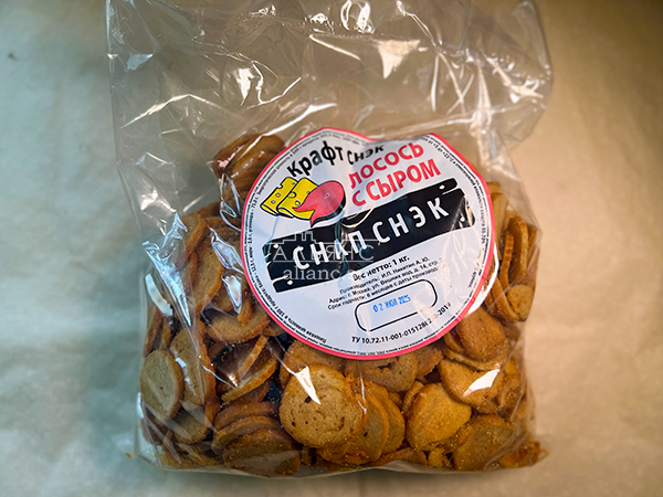 Снапсы ПШЕНИЧНЫЕ "Лосось с сыром" в Якутске