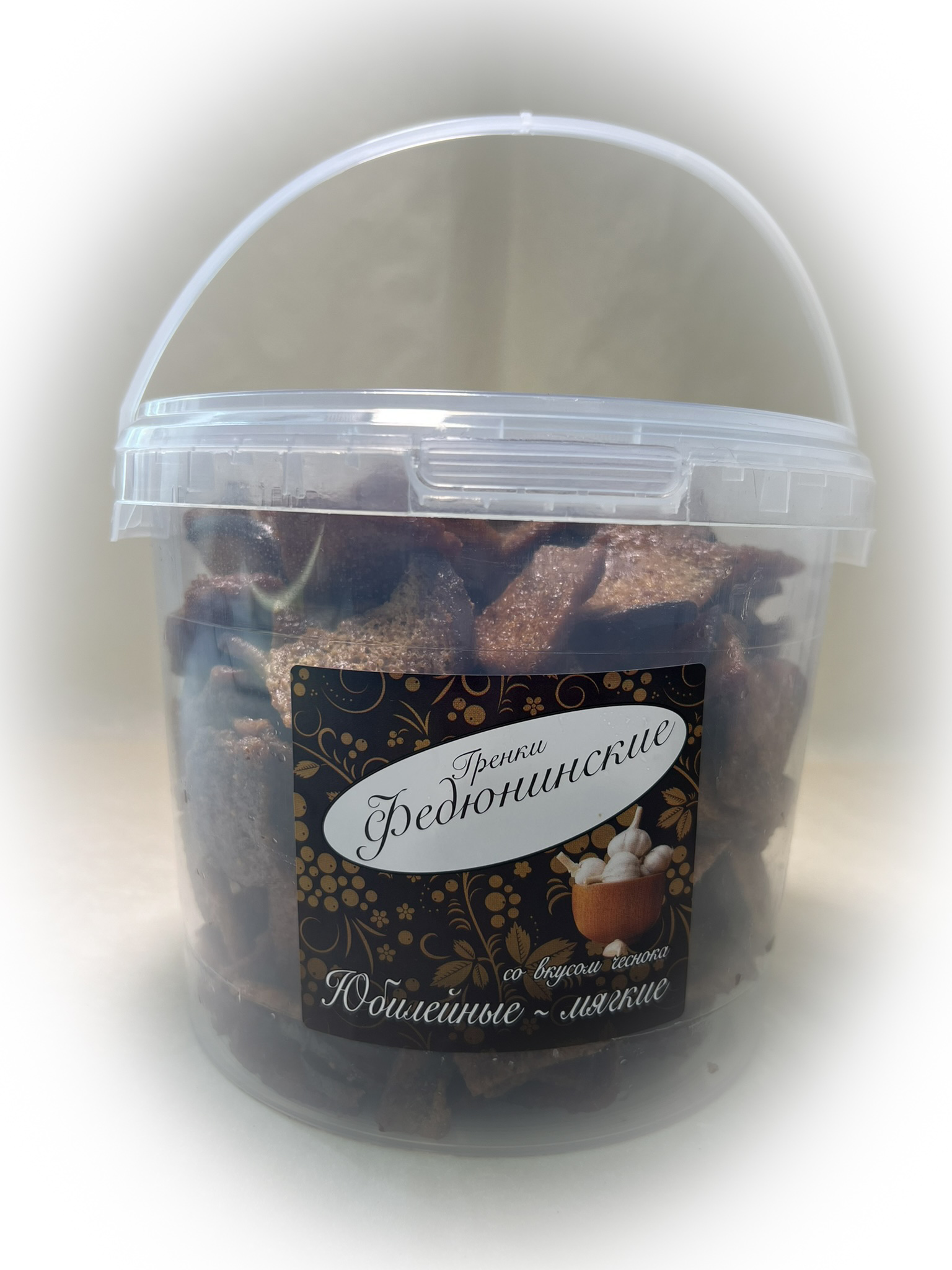 Гренки "ФЕДЮНИНСКИЕ" "Чеснок" (ведро 900 гр.) в Якутске