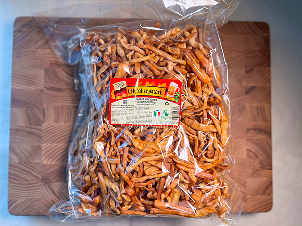 Нитка ЖАРЕНАЯ "Тайский перец" Oktobersnack 1 кг (сырный продукт) в Якутске