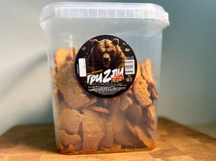 Семечки: Ведро Ржаные гренки со вкусом Салями (1 кг)