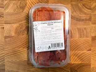 Минтай с перцем рваный: Кета (чипсы с перцем) вяленая 20 гр.