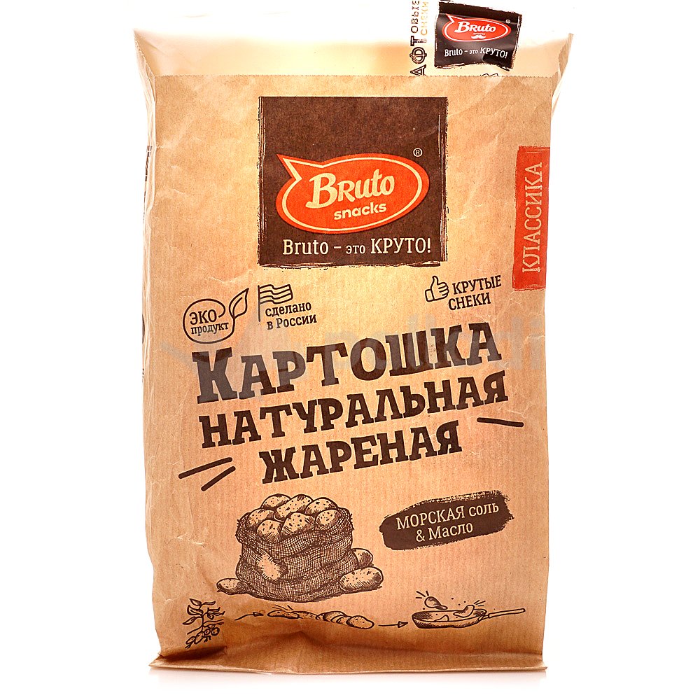 Картофель «Бруто» с солью 70 гр. в Якутске