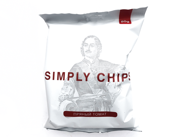 Картофельные чипсы "Simple chips" Пряный томат 80 гр. в Якутске